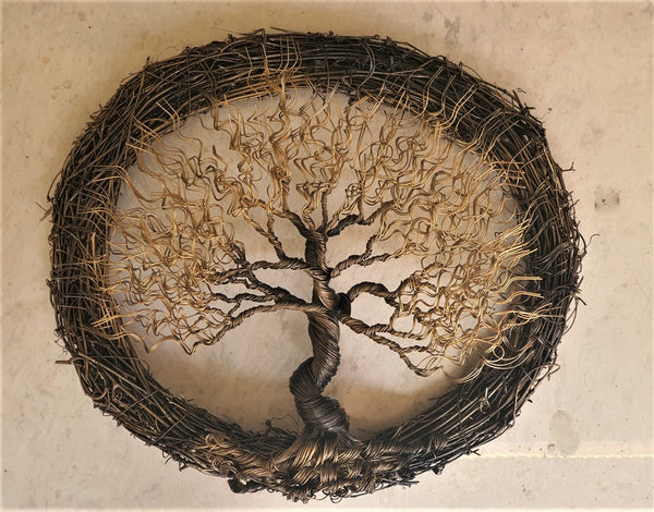 Unique Stunning Wire Tree Sculpture - Main Image