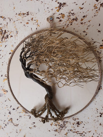 Unique Stunning Wire Tree Sculpture