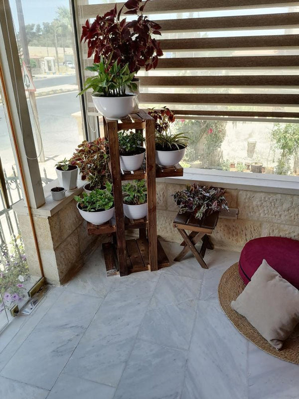 Unique High Quality Wood Stand For  Plants