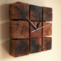 Modern Square Wood  Clock