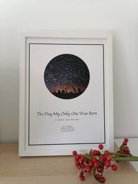 Custom Star Map Frame