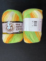 Multicolored Sweet Baby Batik Yarn