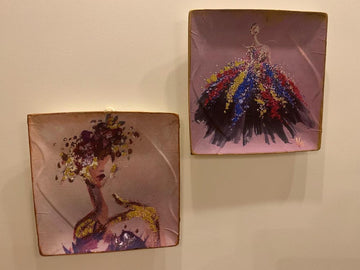 Fancy Colorful Wall Plate Decor