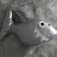 Shark-Shaped Cushion