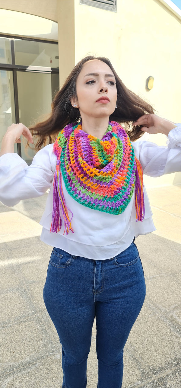 Distinctive Hand-Made Crochet Scarf