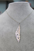 Silver Necklace with Palestine Map pendant