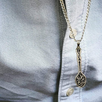 A Beautiful and Unique Customized  Silver Necklace