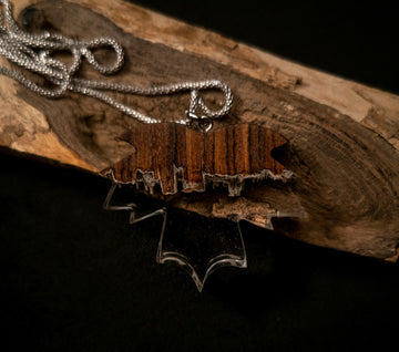 A Leaf Necklace Hand Carved