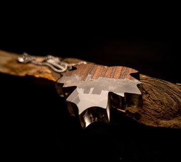 A Leaf Necklace Hand Carved