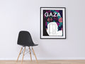 Elegant Palestinian Folkloric  Gaza Poster with Unique  Touch
