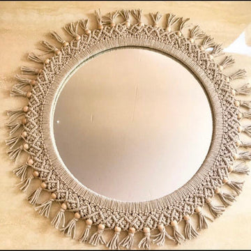 Macrame Bohemian Mirror