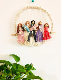 Family Macrame Wall Hanging Decoration