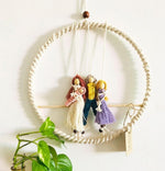 Family Macrame Wall Hanging Decoration