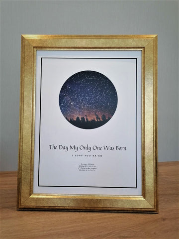 Custom Star Map Frame