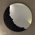 Circular Mirror With A Moon Phase