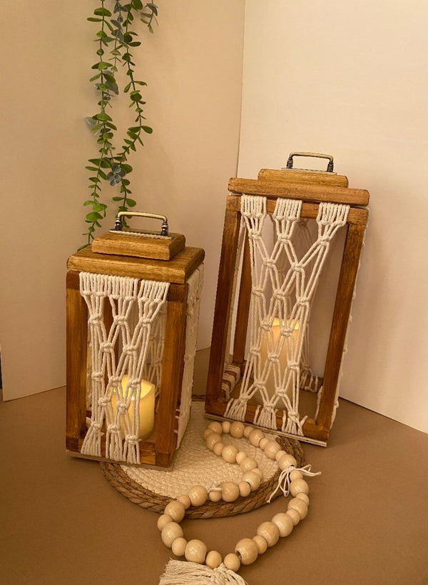 Unique Macrame Lantern